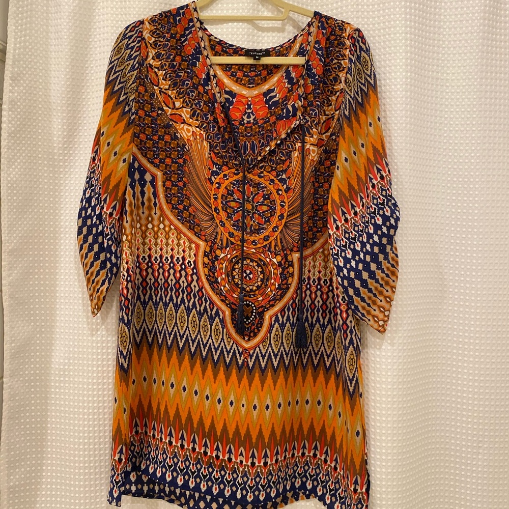 Tolani Tunic silk Dress